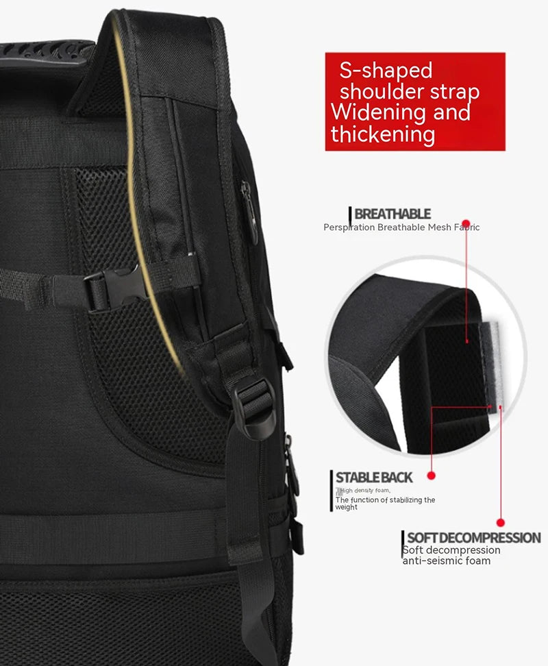 Sac à dos homme avec compartiment à chaussures séparé