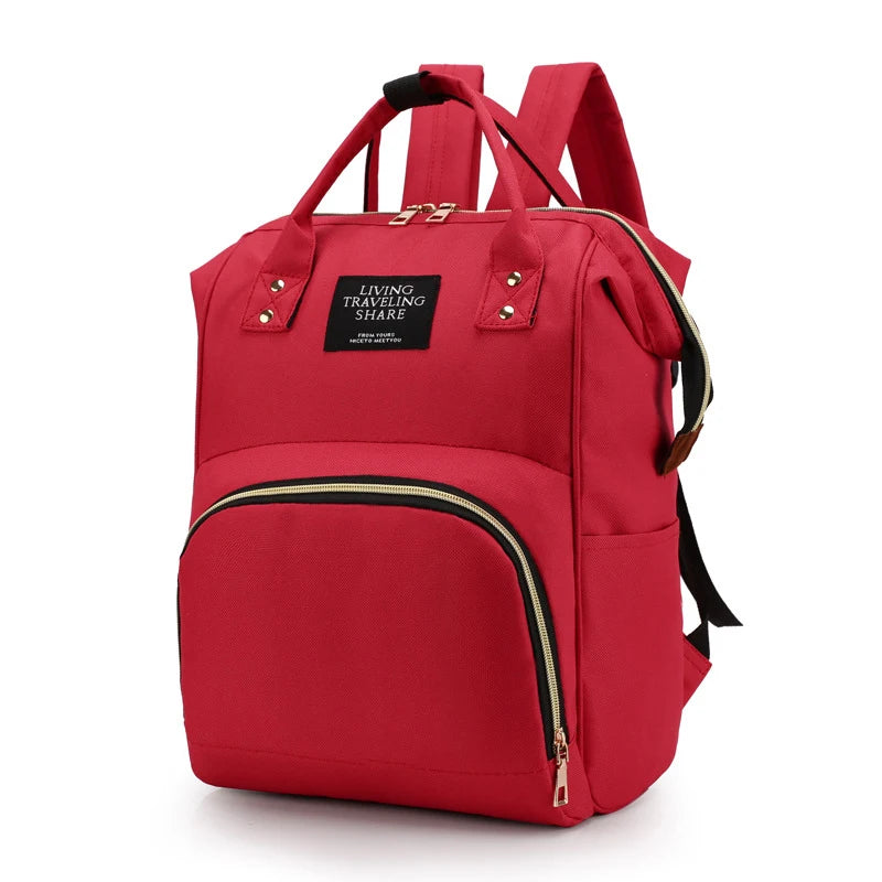 Sac à dos à langer avec poche isotherme biberons