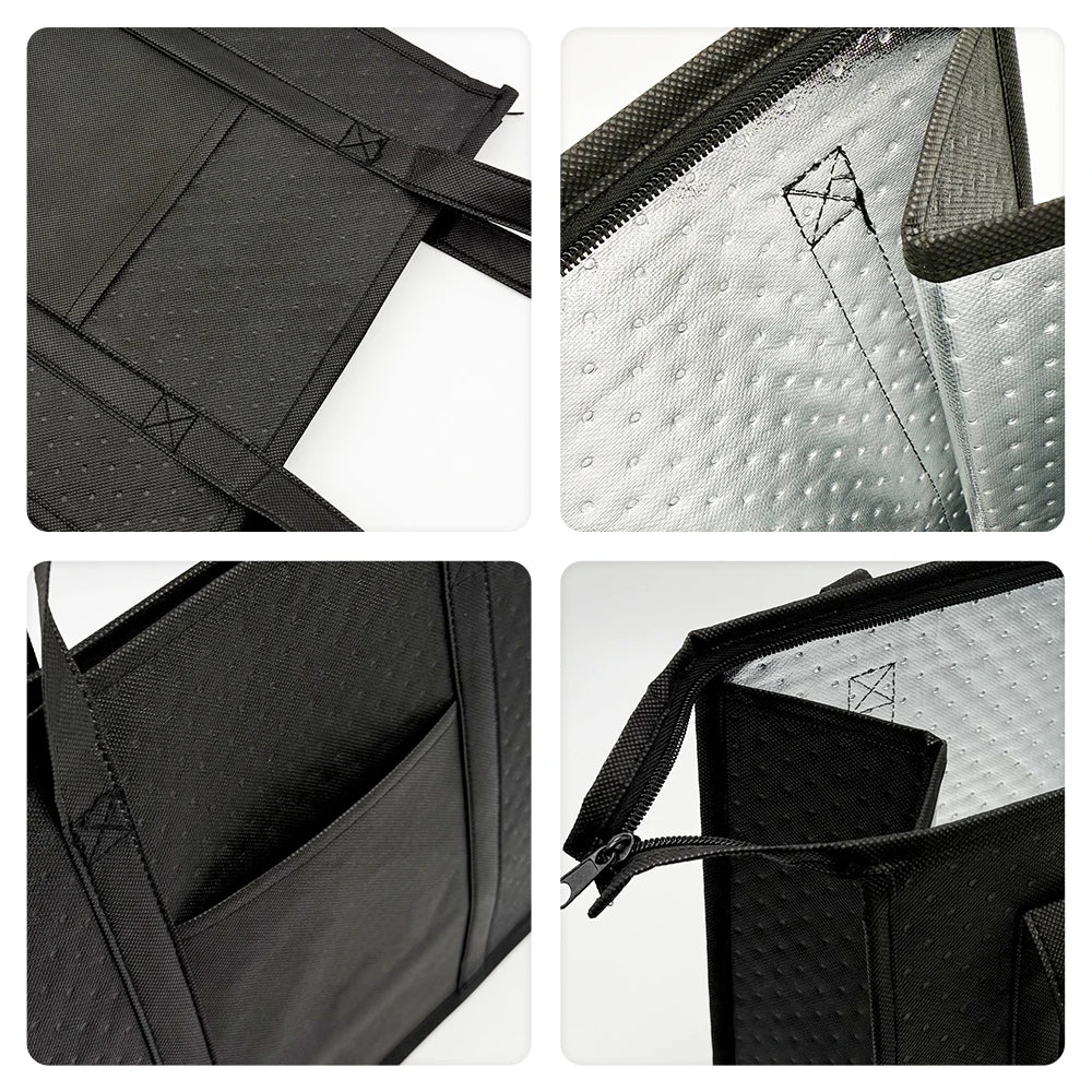 Sac isotherme à poignées en tissu non tissé