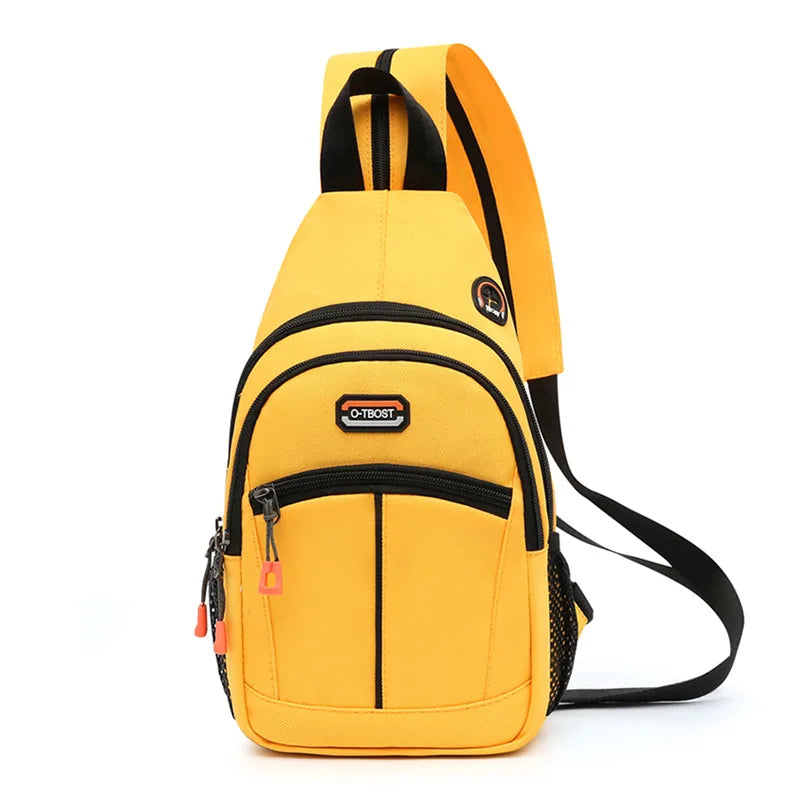 Sac à dos homme en toile Oxford bicolore