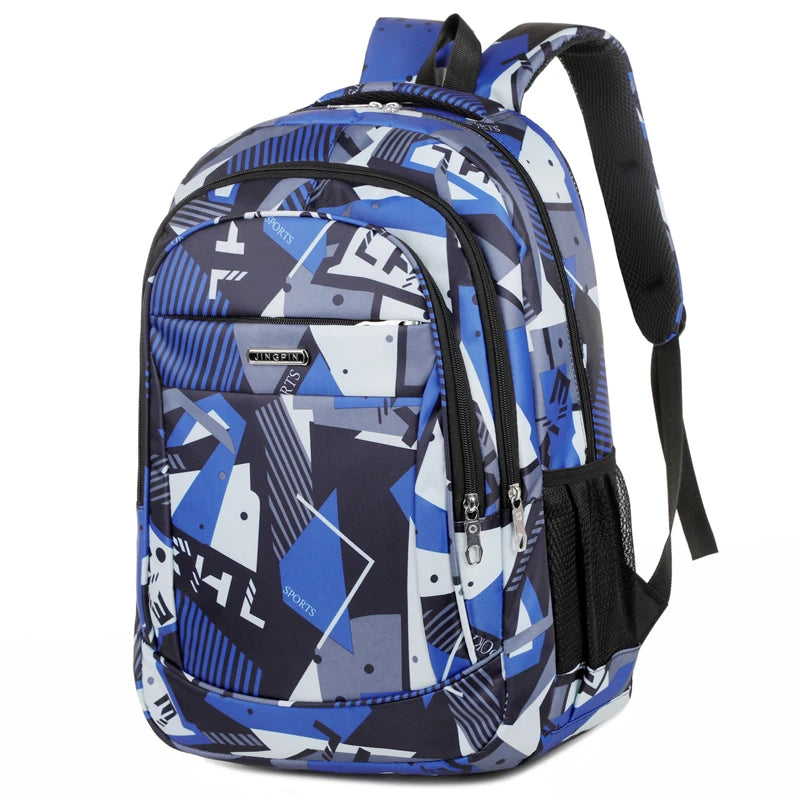 Sac à dos ordinateur portable 16 pouces motif géométrique