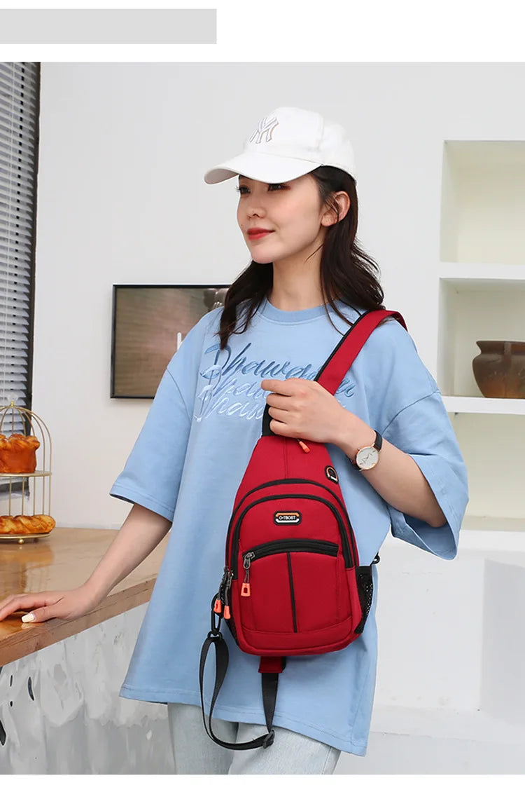 Sac à dos homme en toile Oxford bicolore