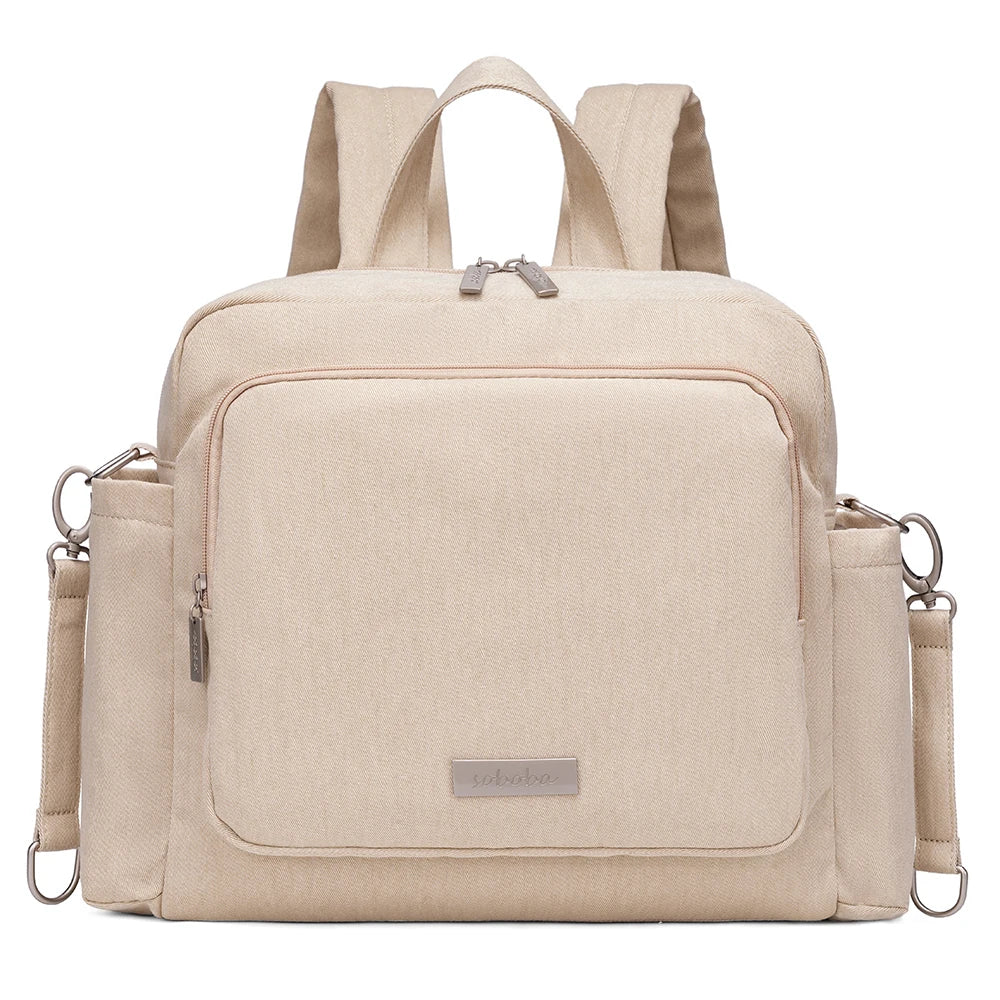 Sac à dos à langer léger avec sangles poussette