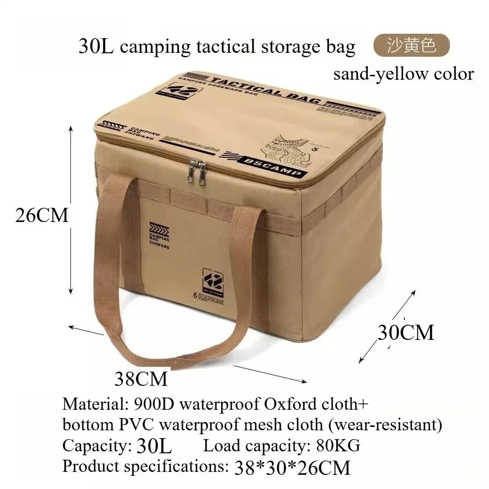 Sac de rangement camping 30L/42L en polyester 210D