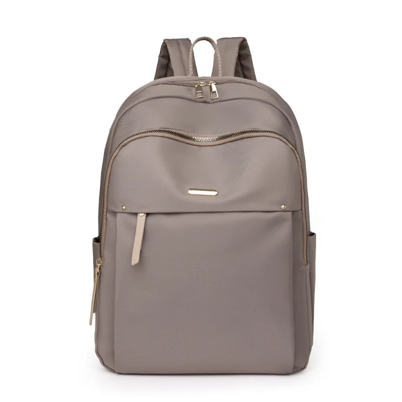 Sac à dos femme en nylon avec poche filet