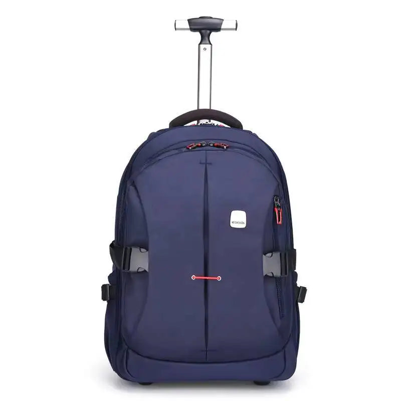 Sac à dos à roulettes en toile Oxford 48x33x20 cm
