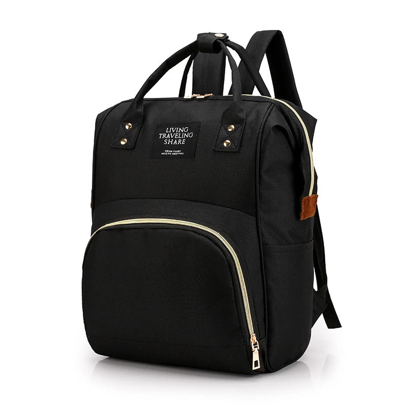 Sac à dos à langer avec poche isotherme biberons