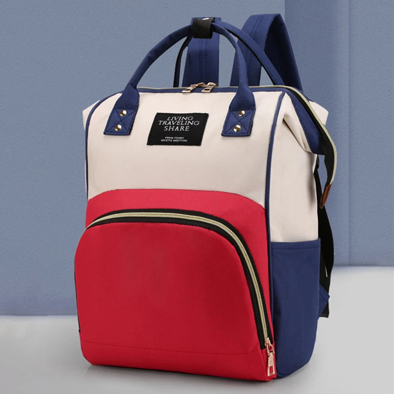 Sac à dos à langer avec poche isotherme biberons