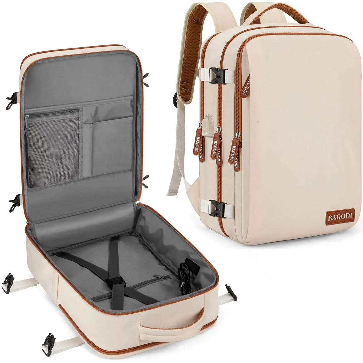 Sac à dos cabine 45x30x20 pour ordinateur portable