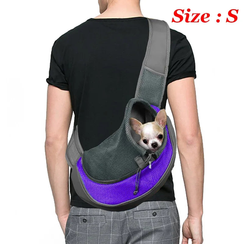 Sac à dos chien et chat en mailles respirantes
