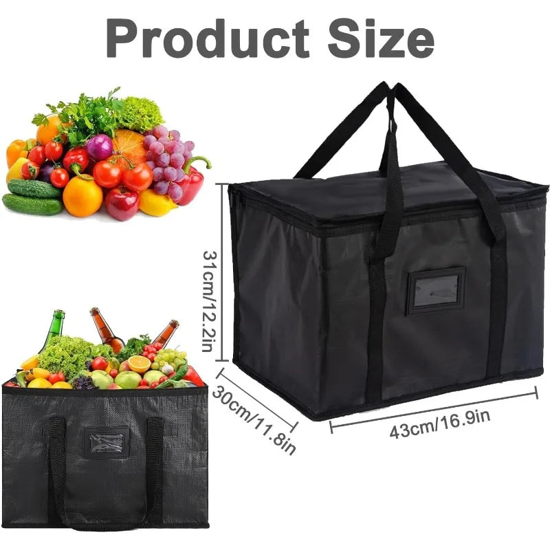 Sac isotherme 43x30x31 cm triple couche isolante