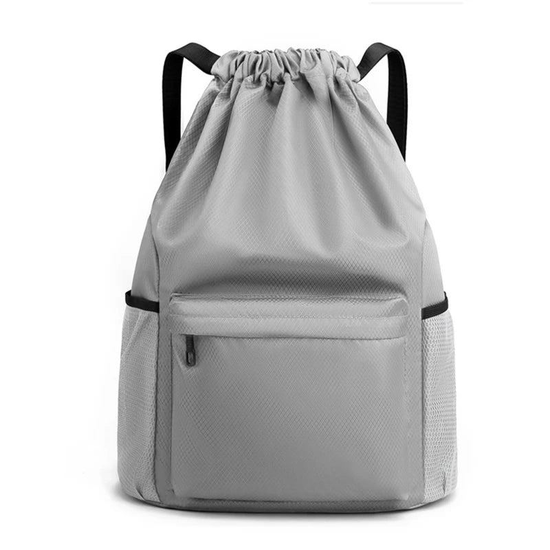 Sac à dos sport à cordon avec poche de séparation humide/sec
