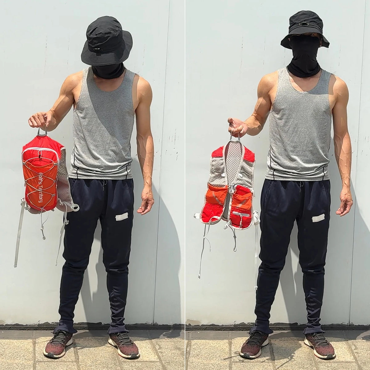 Sac à dos trail compatible poche à eau
