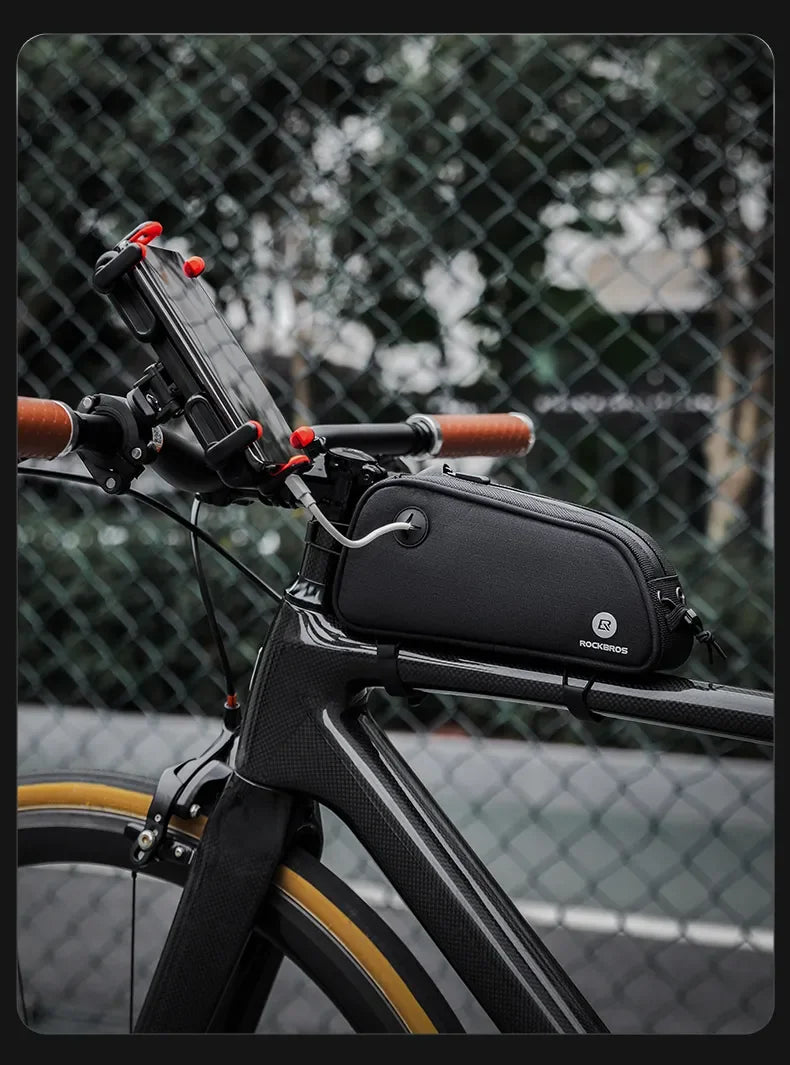 Sac de cadre vélo 1,3L résistant à la pluie