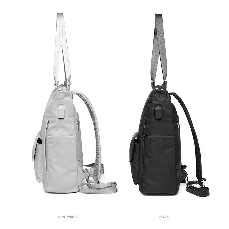 Sac à dos femme pour ordinateur en nylon