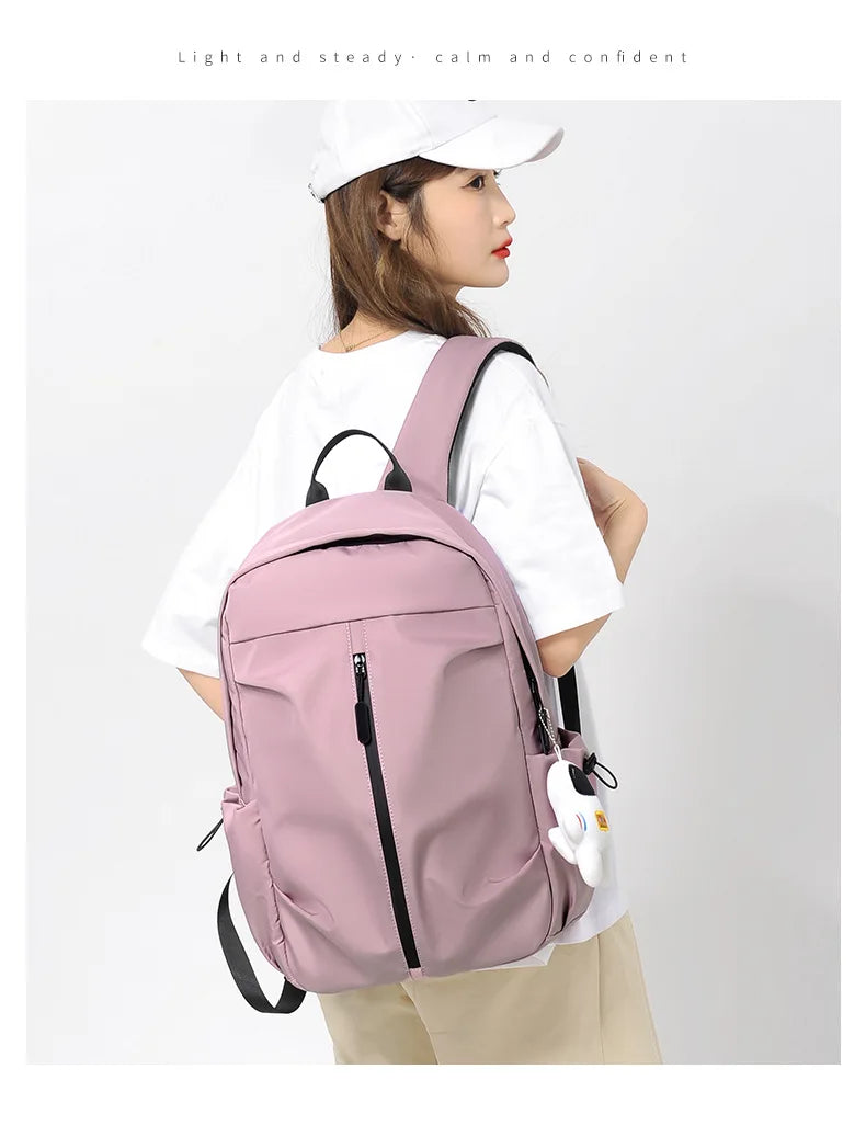 Sac à dos femme en toile avec compartiment ordinateur