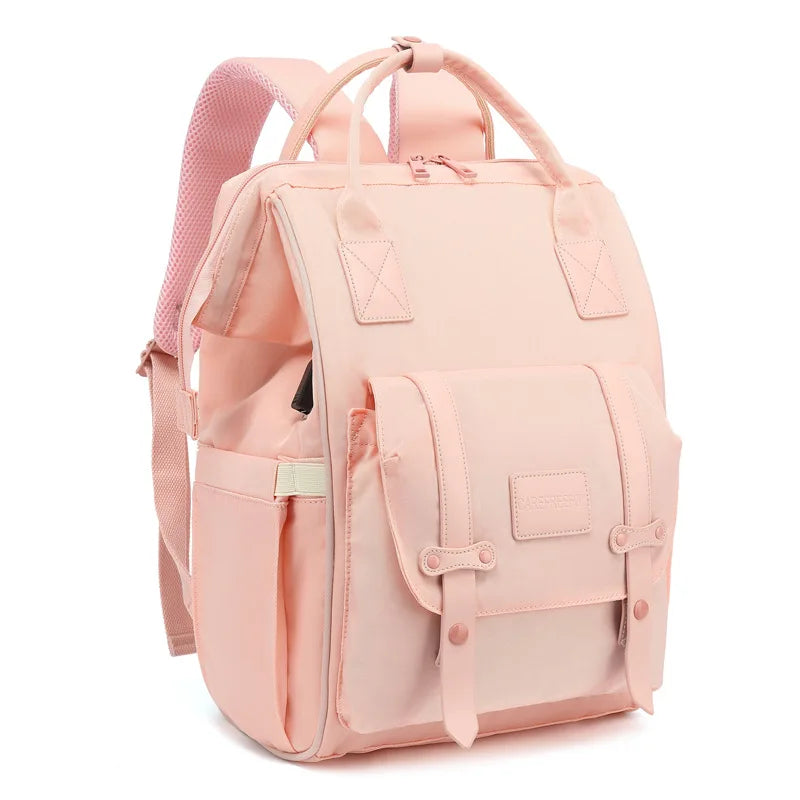 Sac à dos à langer en fibre synthétique