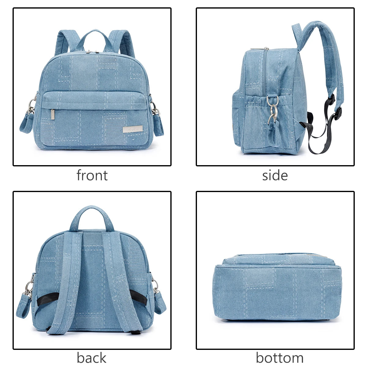 Sac à dos à langer en PU/PVC