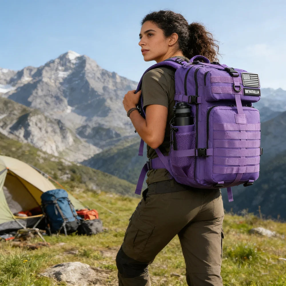 Sac à dos militaire 45L avec porte-gourdes