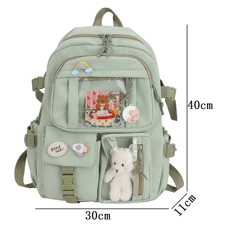 Sac à dos femme en nylon avec compartiment ordinateur