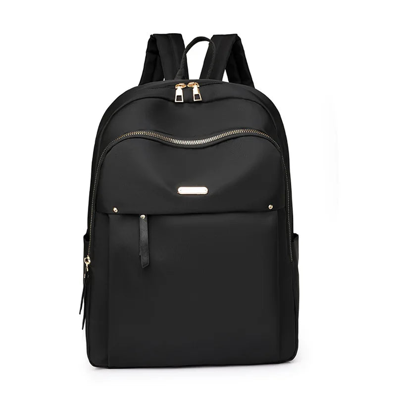 Sac à dos femme en nylon avec poche filet