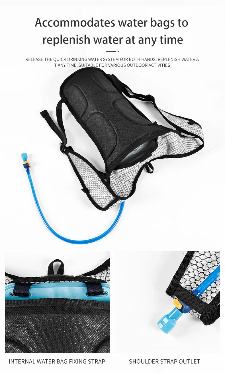 Sac à dos running avec poche à eau