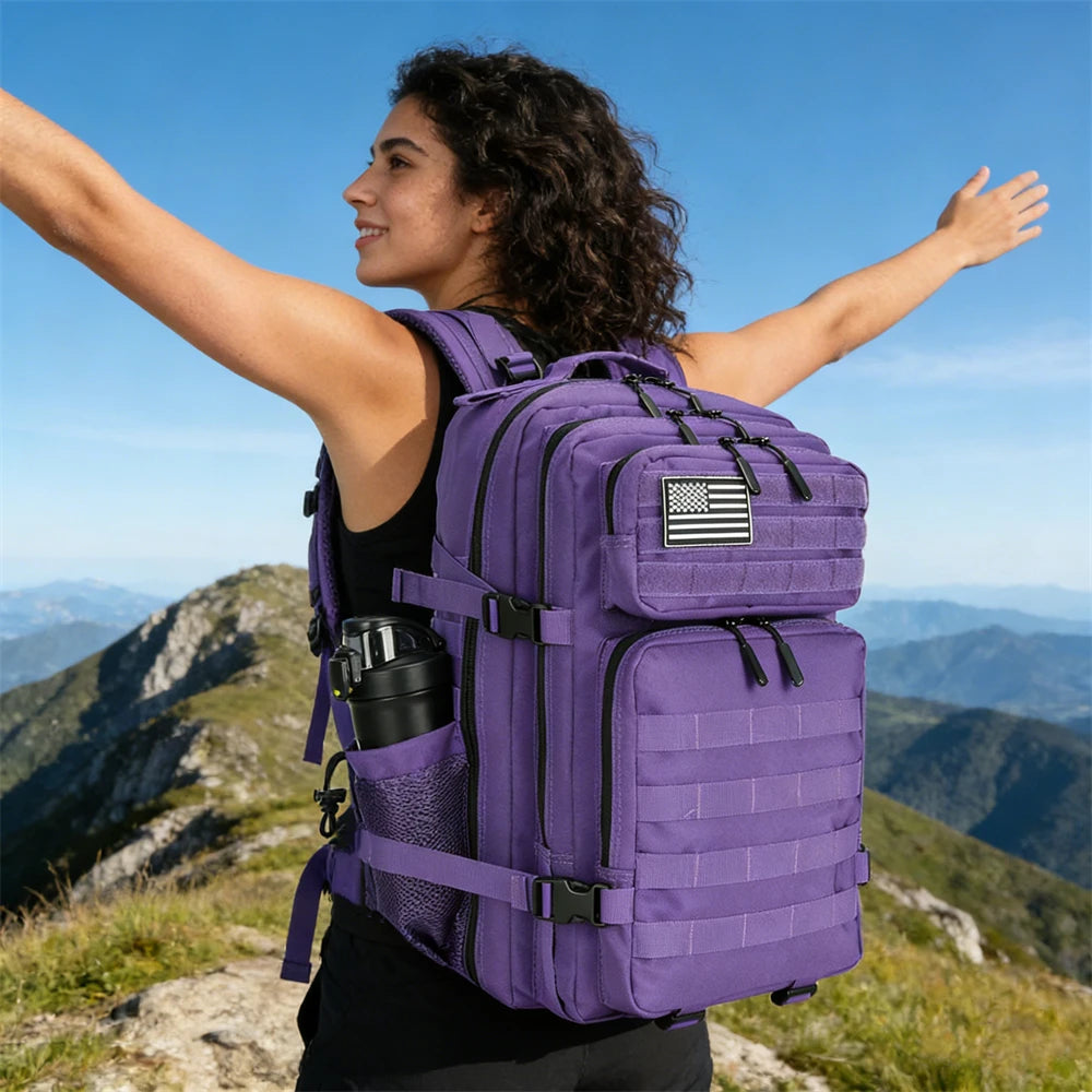 Sac à dos militaire 45L avec porte-gourdes