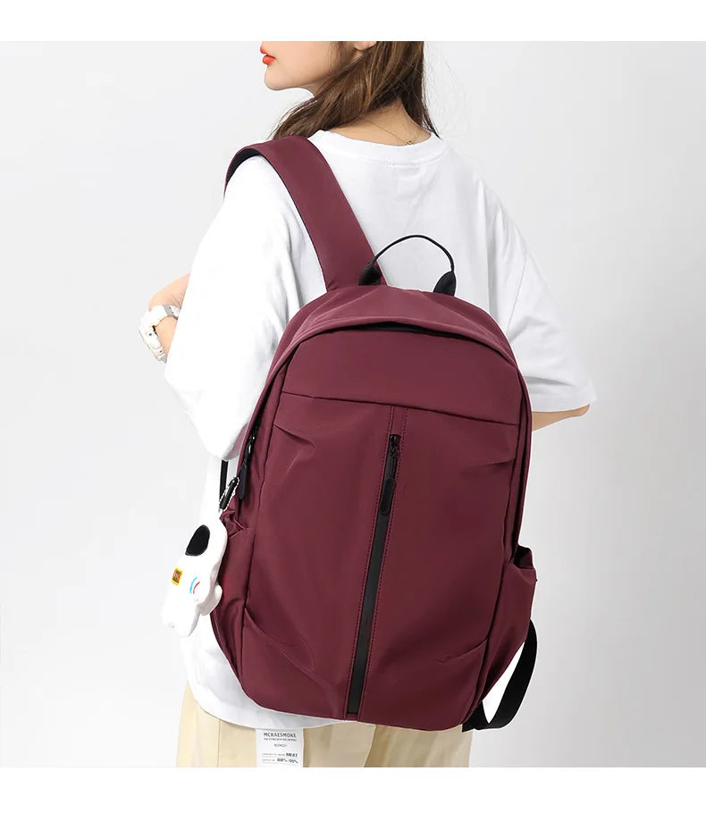 Sac à dos femme en toile avec compartiment ordinateur