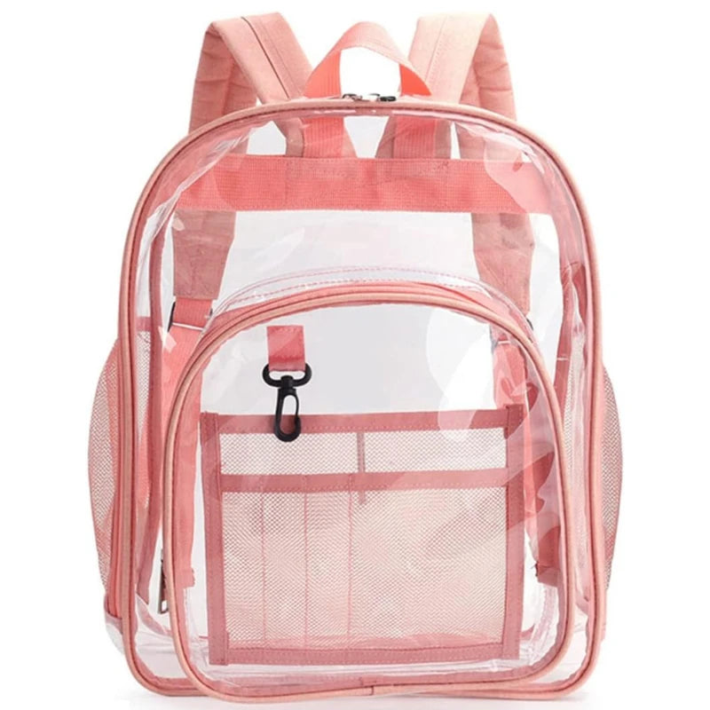 Sac à dos scolaire transparent en PVC