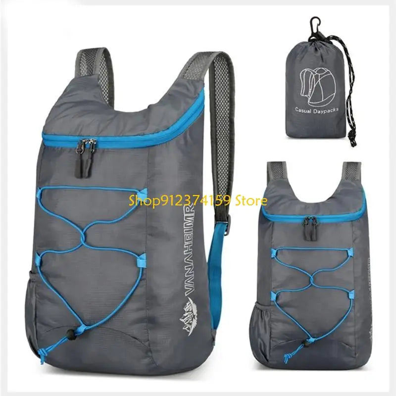 Sac à dos randonnée pliable 27x14x39 cm
