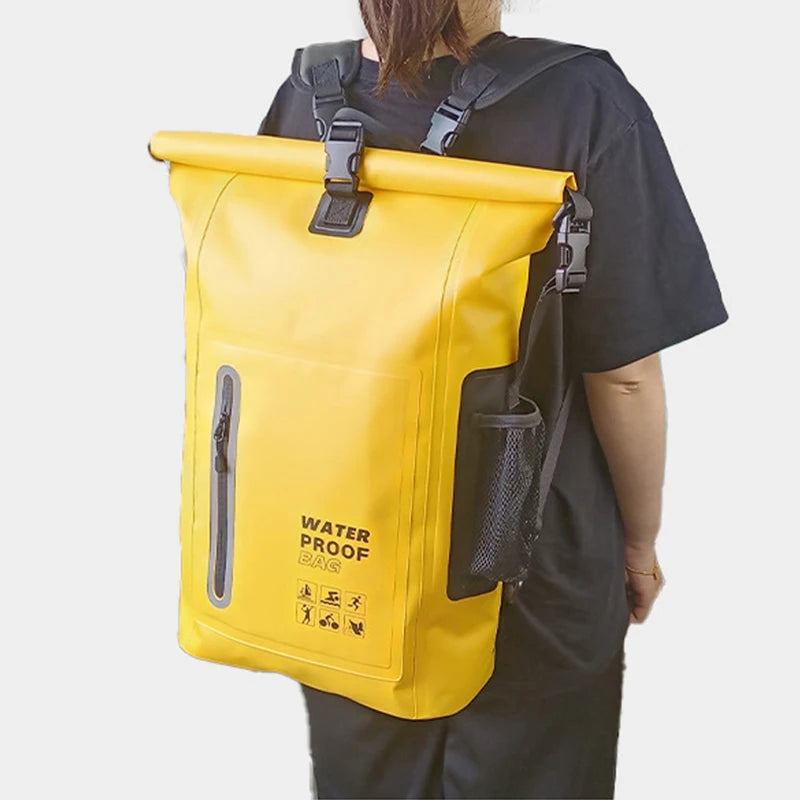 Sac à dos étanche 30L en PVC avec fermeture enroulement
