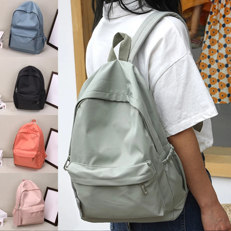 Sac à dos femme en nylon 28x11x38 cm