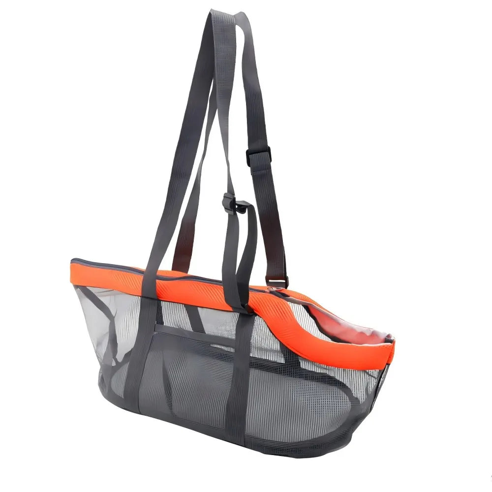 Sac de transport pour chat et petit chien en filet respirant
