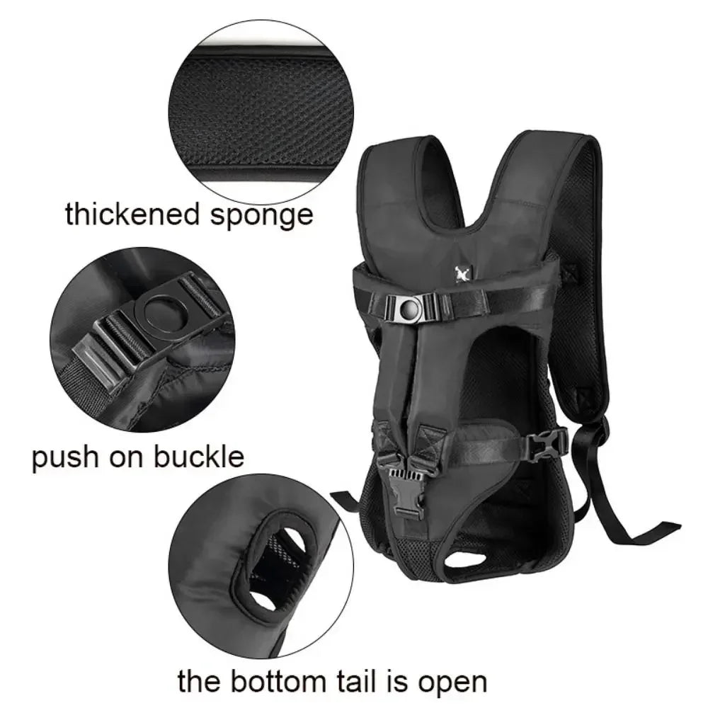 Sac à dos chien pour petits chiens avec mailles aérées