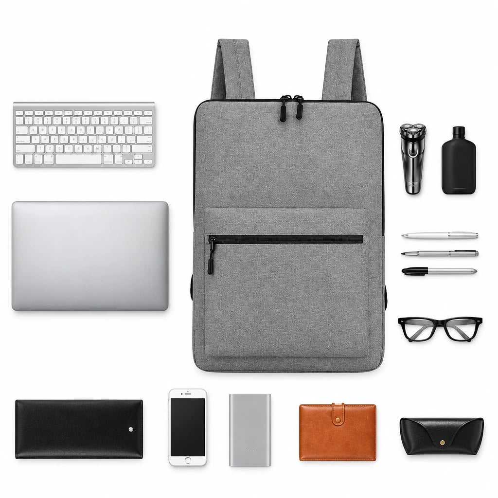 Sac à dos ordinateur portable 15 pouces fin en nylon