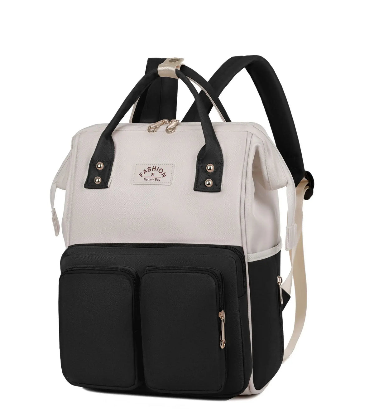 Sac à dos à langer avec anses de portage à la main