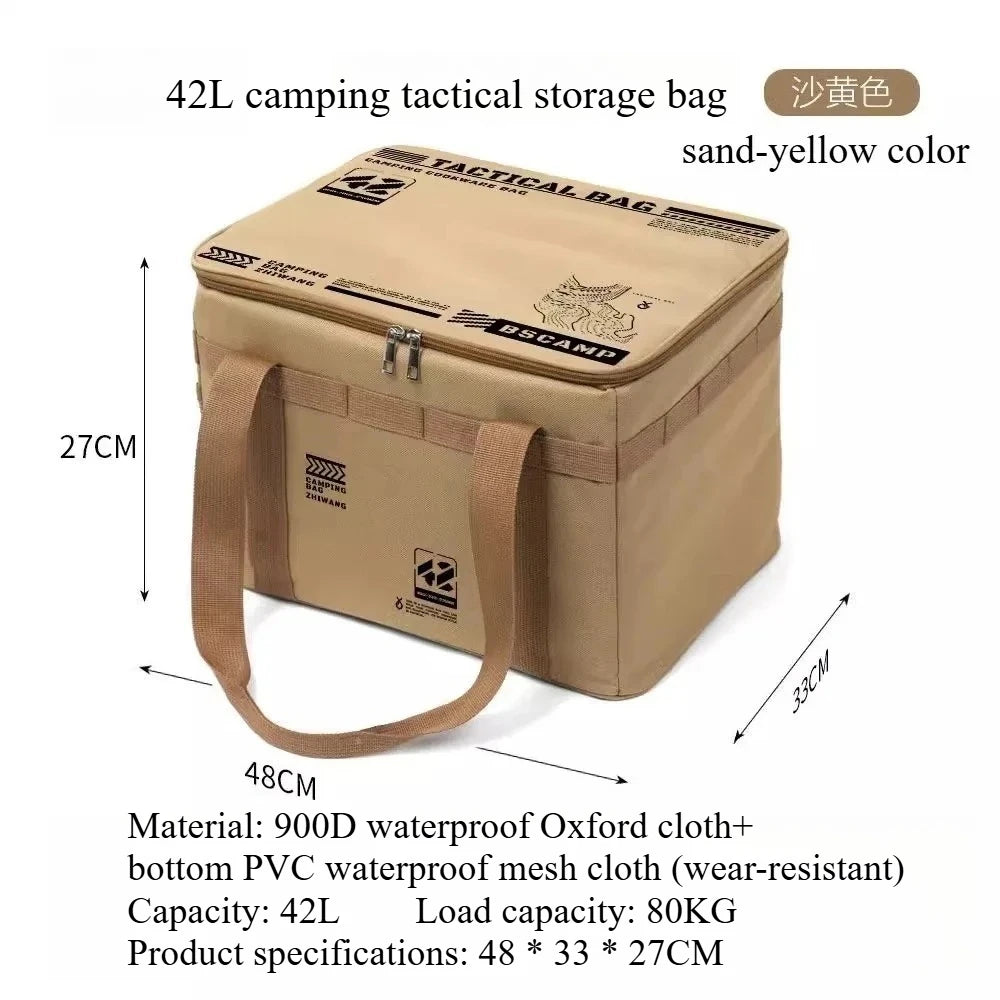 Sac de rangement camping 30L/42L en polyester 210D
