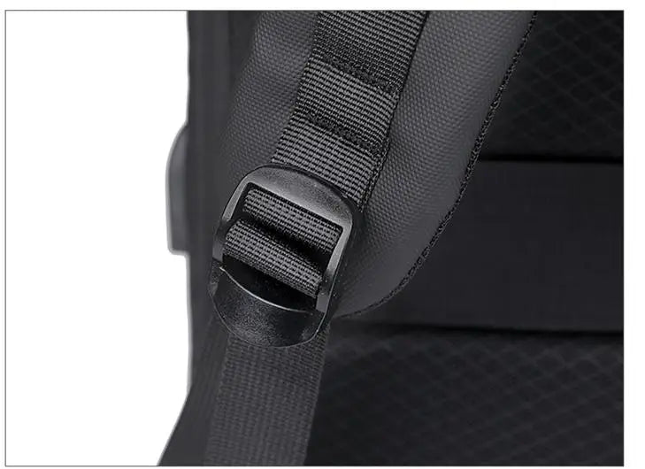 Sac à dos homme coque rigide anti-vol avec port USB
