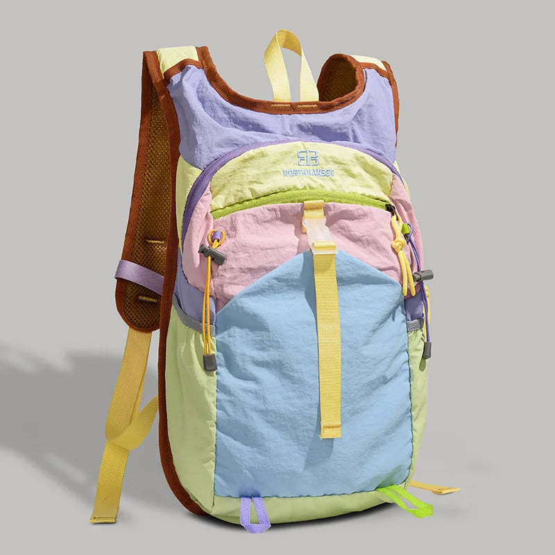 Sac à dos femme en toile Oxford coloris pastel