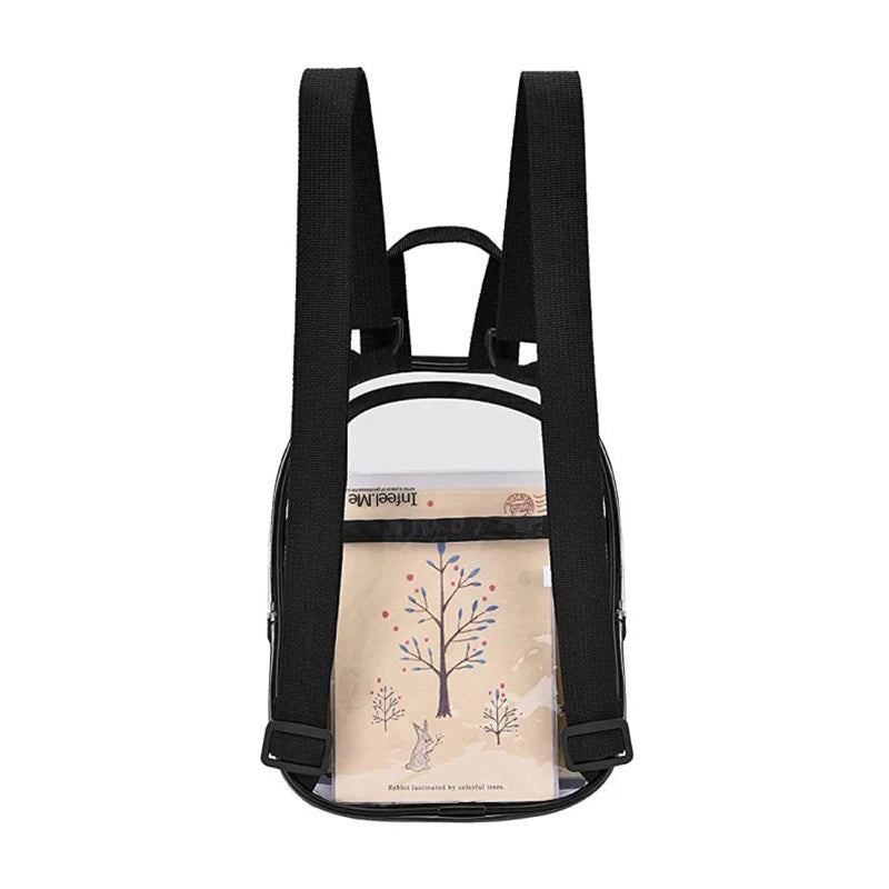 Mini sac à dos transparent en PVC
