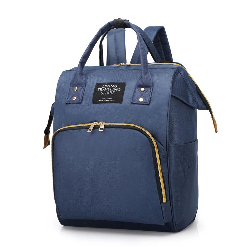 Sac à dos à langer avec poche isotherme biberons