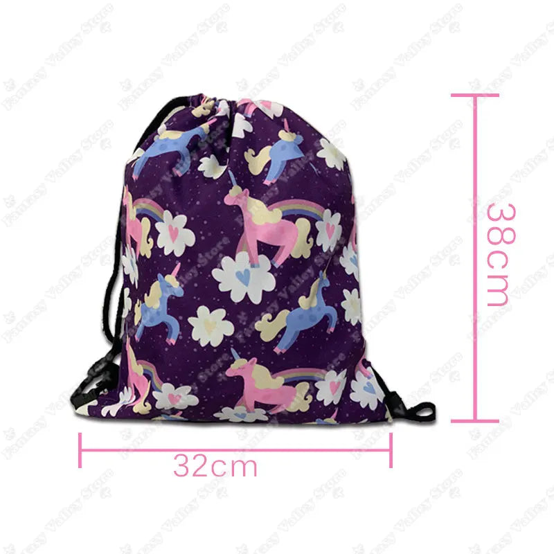 Sac à dos cordon toile motifs tableaux célèbres