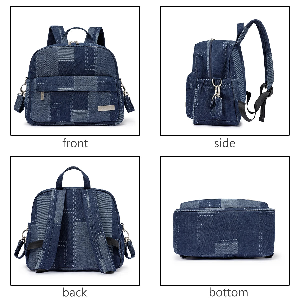 Sac à dos à langer en PU/PVC