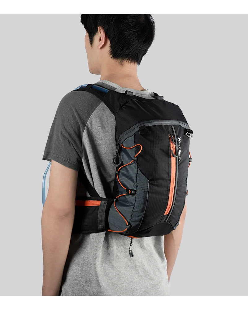 Sac à dos vélo avec porte-bidon en polyester