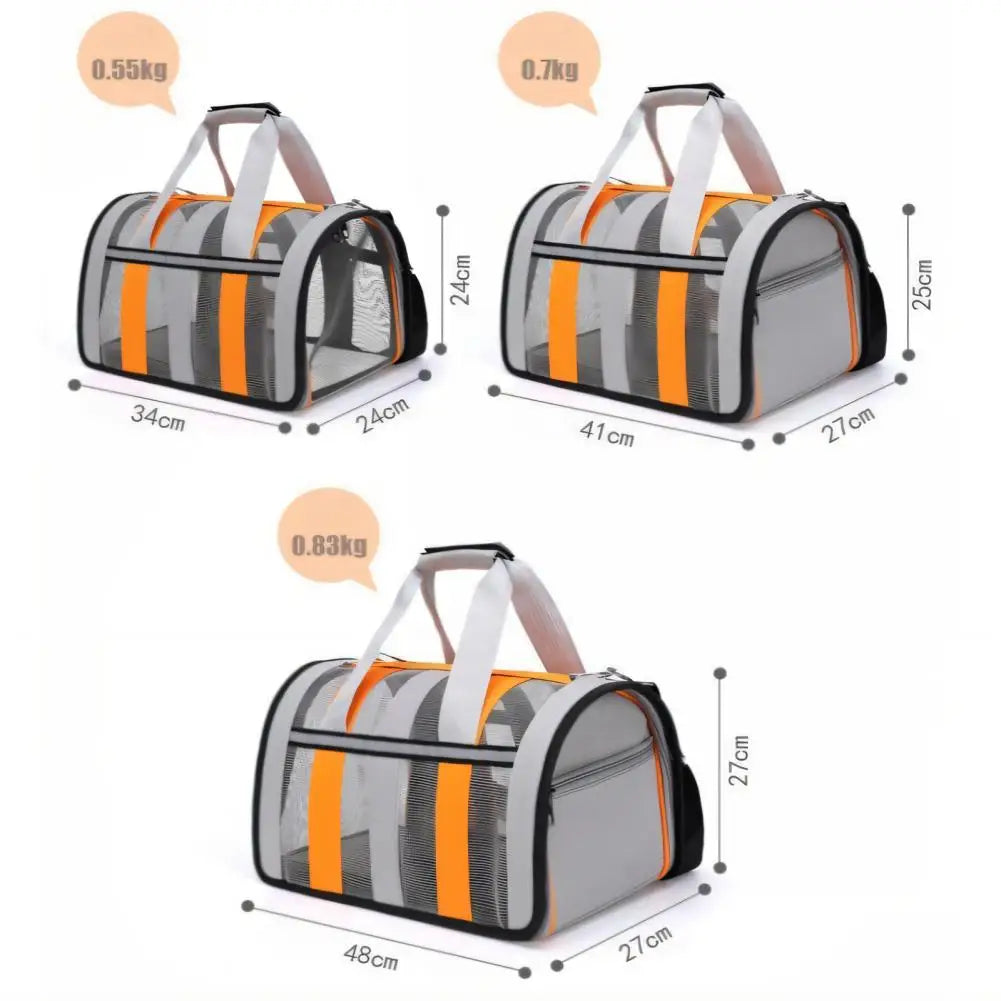 Sac de transport chat et chien en nylon, petites races