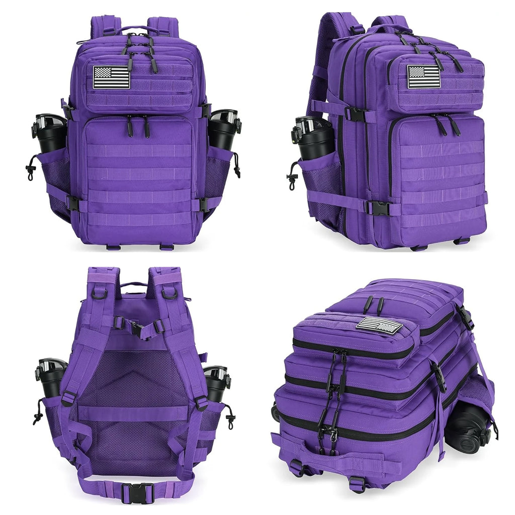 Sac à dos militaire 45L avec porte-gourdes