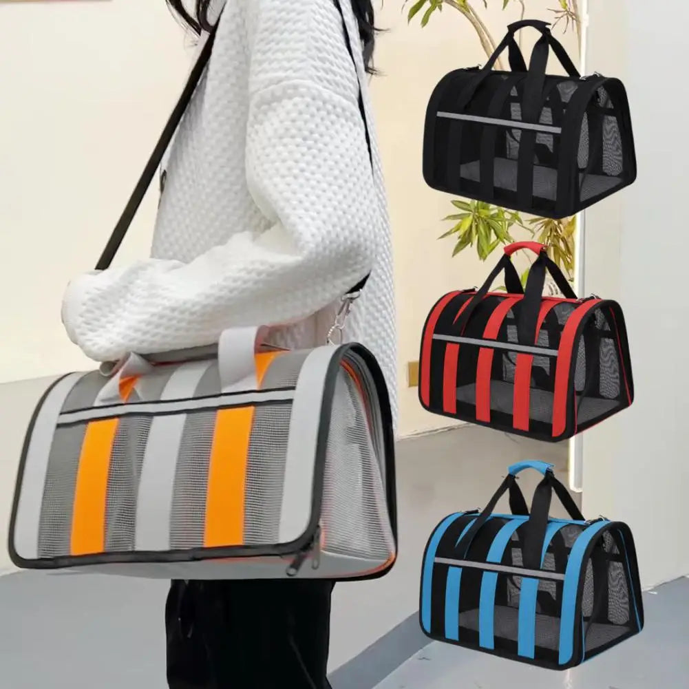 Sac de transport chat et chien en nylon, petites races