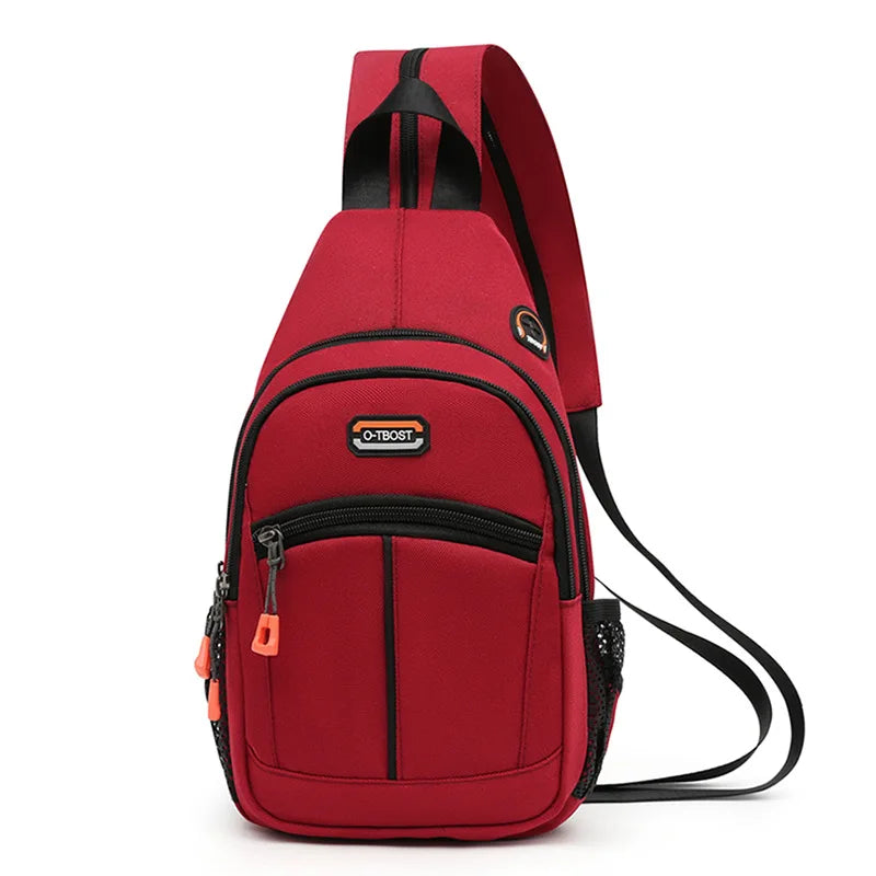 Sac à dos homme en toile Oxford bicolore