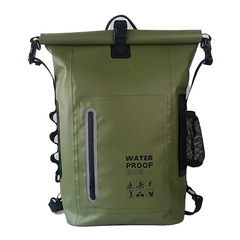 Sac à dos étanche 30L en PVC avec fermeture enroulement