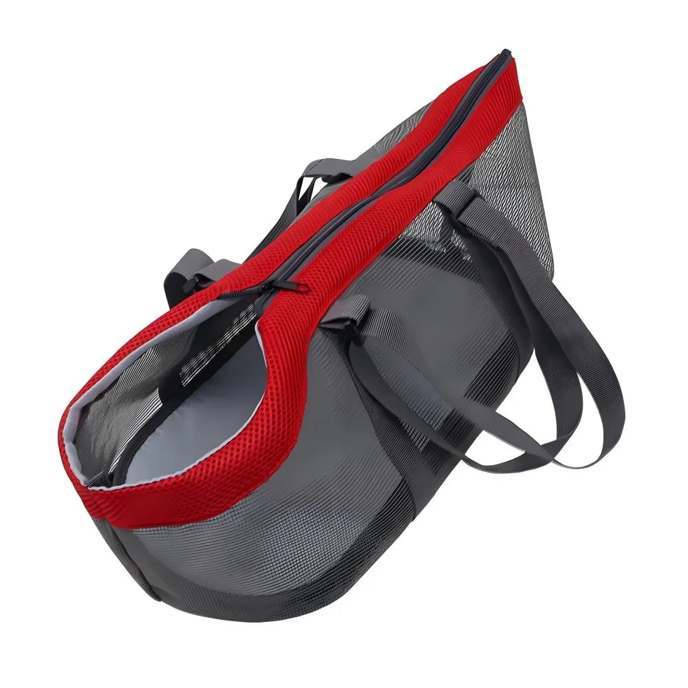 Sac de transport pour chat et petit chien en filet respirant